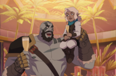 Travis Willingham as Grog and Ashley Johnson as Pike in 'The Legend of Vox Machina'