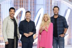'American Idol's Lionel Richie, Ryan Seacrest, Carrie Underwood, and Luke Bryan