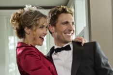 Andrew Walker and Arielle Kebbel in 'A Bride for Christmas'