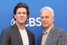 Austin Stowell and Mark Harmon