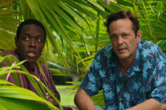 Ronald Peet and Vince Vaughn in 'Bad Monkey' Season 1 finale