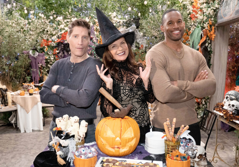 Sean Kanan, Kimberlin Brown, and Lawrence Saint-Victor on the 