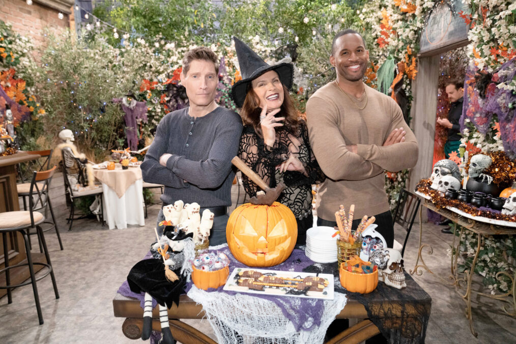 Sean Kanan, Kimberlin Brown, and Lawrence Saint-Victor on the 