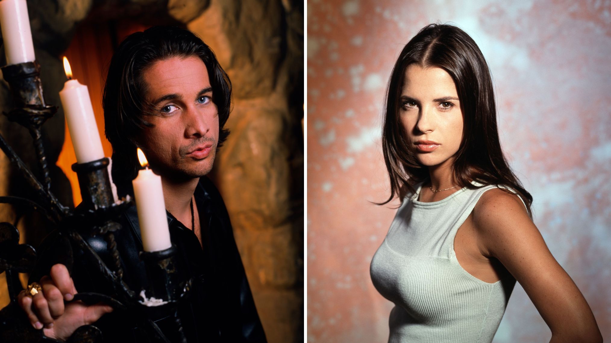 Michael Easton as Caleb Morley and Kelly Monaco as Livvie Locke on 'Port Charles'
