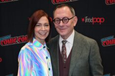 Carrie Preston and Michael Emerson — 'Elsbeth' panel at New York Comic Con 2024