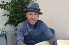 Donnie Wahlberg signs copies of TV Guide Magazine's 'Blue Bloods: The Special Farewell Edition' issue at the TV Insider office