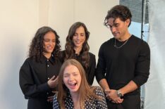 Chloe Lea, Jessica Barden, Sarah-Sofie Boussnina, and Josh Heuston at NYCC 2024