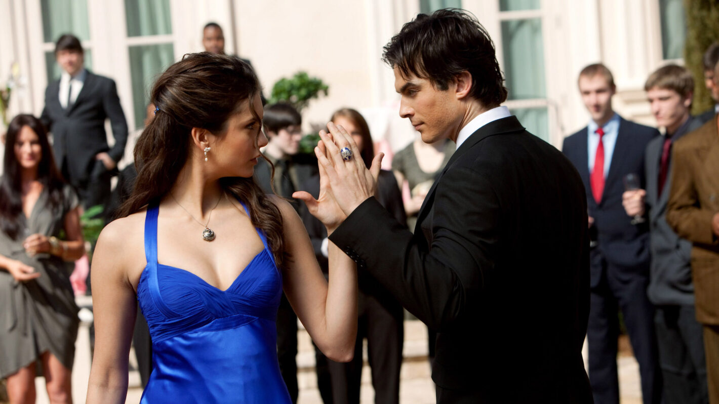 Nina Dobrev, Ian Somerhalder in The Vampire Diaries - 'Miss Mystic Falls'