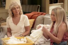 Rachel Bay Jones and Emily Osment in 'Georgie & Mandy's First Marriage'