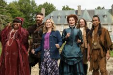 Danielle Pinnock, Devan Chandler Long, Rose McIver, Rebecca Wisocky, Brandon Scott Jones, and Roman Zaragoza for 'Ghosts' Season 4