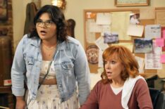 Belissa Escobedo and Reba McEntire in 'Happy's Place'