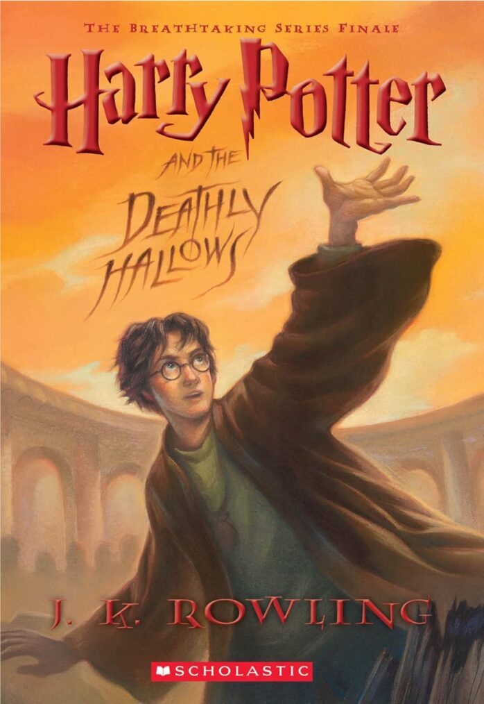 'Harry Potter and the Deathly Hallows' book cover
