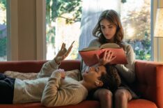 Jordan Fisher as Aiden and Talia Ryder as Clare in Hello Goodbye And Everything In Between