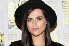Katie McGrath attends the 'Supergirl' Press Line during Comic-Con International 2018