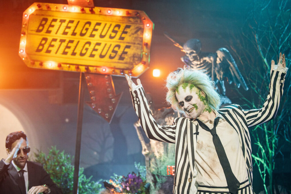 Kelly Clarkson as Beetlejuice during Halloween on The Kelly Clarkson Show - Season 6