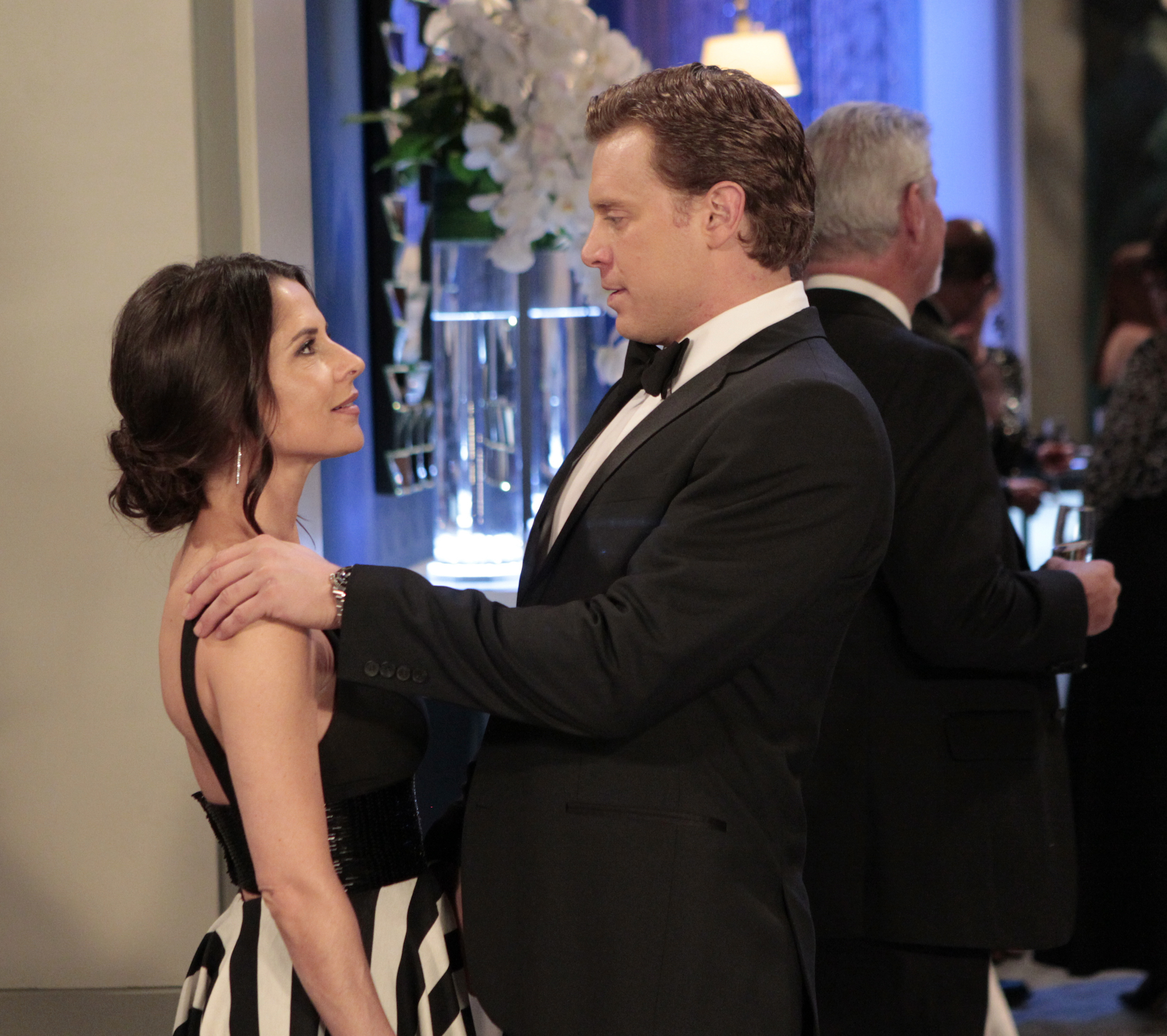 Kelly Monaco and Billy Miller on 'General Hospital' in 2016