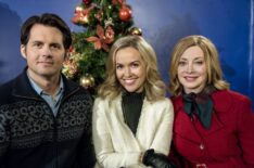 Kristoffer Polaha, Emilie Ullerup, Sharon Lawrence in 'Hearts of Christmas'