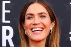 Mandy Moore attends the 29th Annual Critics Choice Awards at Barker Hangar on January 14, 2024 in Santa Monica, California.