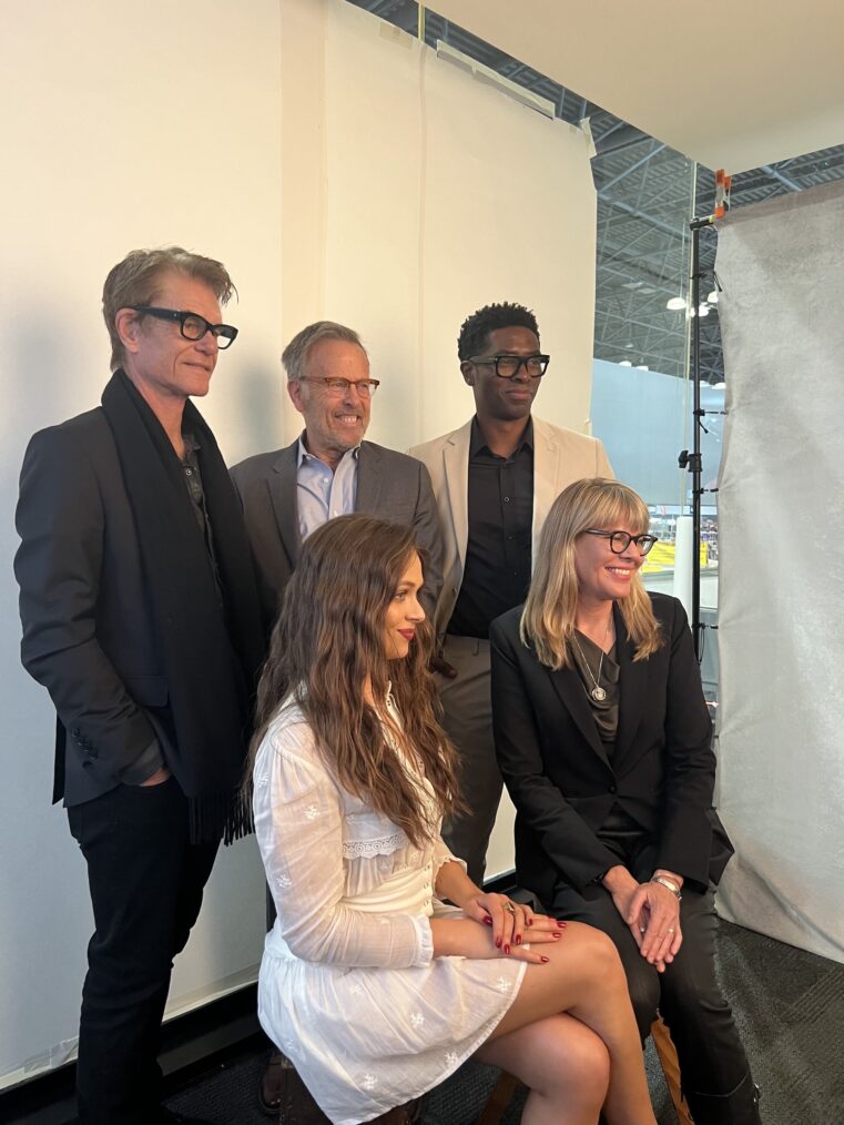 Harry Hamlin, Mark Johnson, Alyssa Jirrels, Tongayi Chirisa, and Esta Spalding at NYCC 2024
