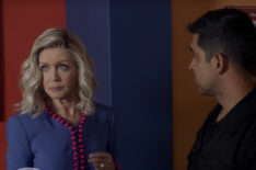 Donna Mills as Wanda Presscott and Wilmer Valderrama as Nick Torres — 'NCIS' Season 22 Episode 3 'The Trouble With Hal'