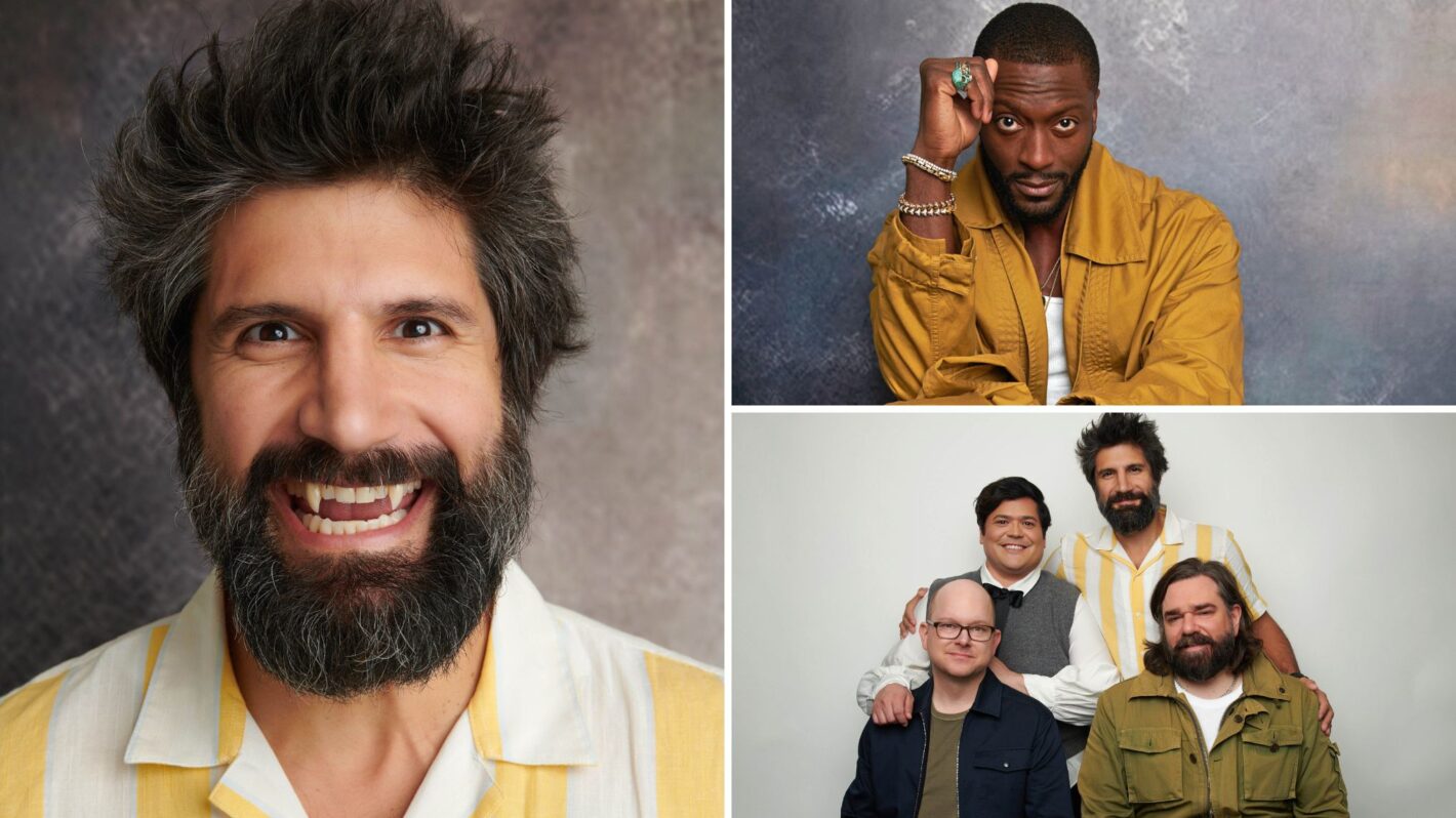 The stars of 'What We Do in the Shadows' and 'Cross' pose in TV Insider's NYCC photo studio