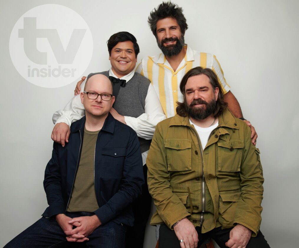 Mark Proksch, Harvey Guillen, Kayvan Novak, and Matt Berry from 'What We Do in the Shadows' for NYCC 2024