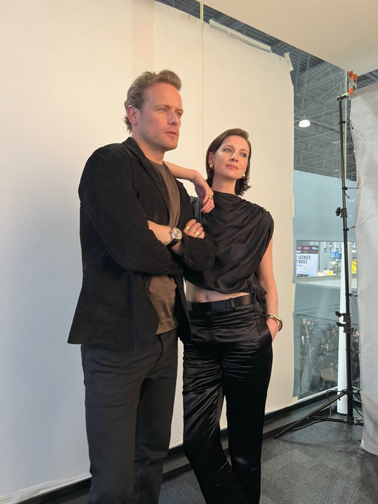 Sam Heughan and Caitriona Balfe for 'Outlander' at NYCC 2024