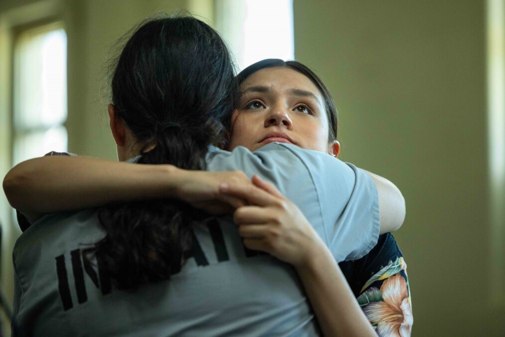 Lily Gladstone and Paulina Alexis in 'Reservation Dogs'