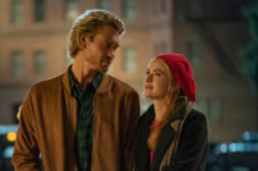 Chad Michael Murray as Luke and Britt Robertson as Ashley in The Merry Gentlemen