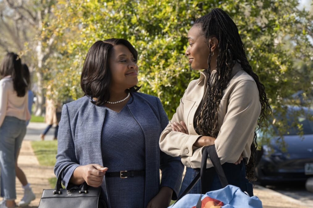 Sherri Shepherd and Alyah Chanelle Scott in 'The Sex Lives of College Girls' Season 3