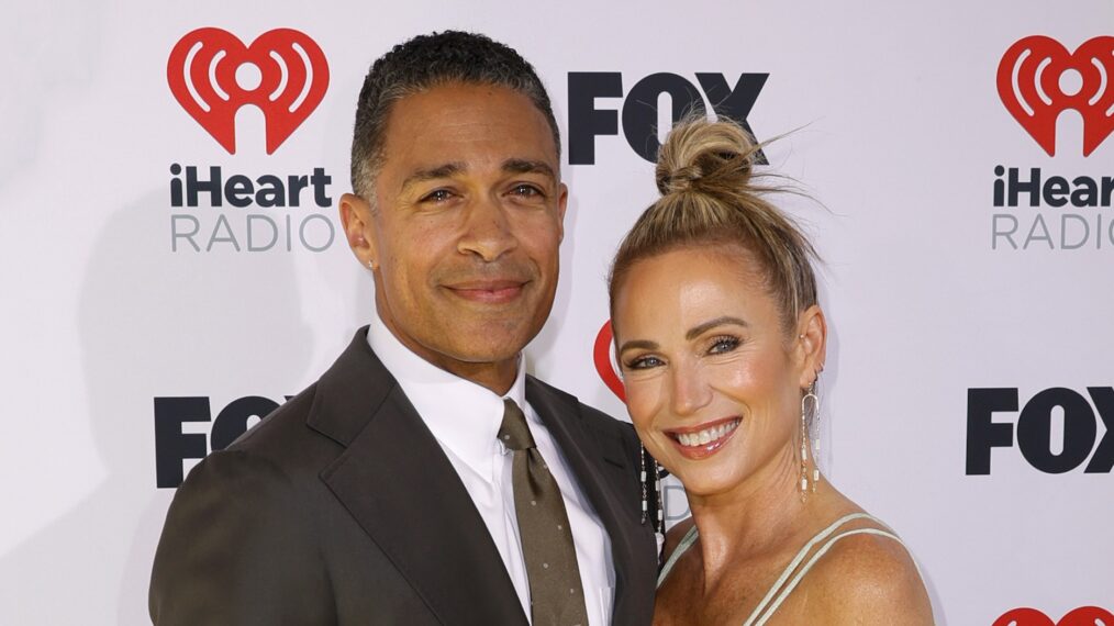TJ Holmes and Amy Robach