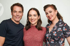 Tim Rozon, Melanie Scrofano, and Katherine Barrell — 'Wynonna Earp' at New York Comic Con
