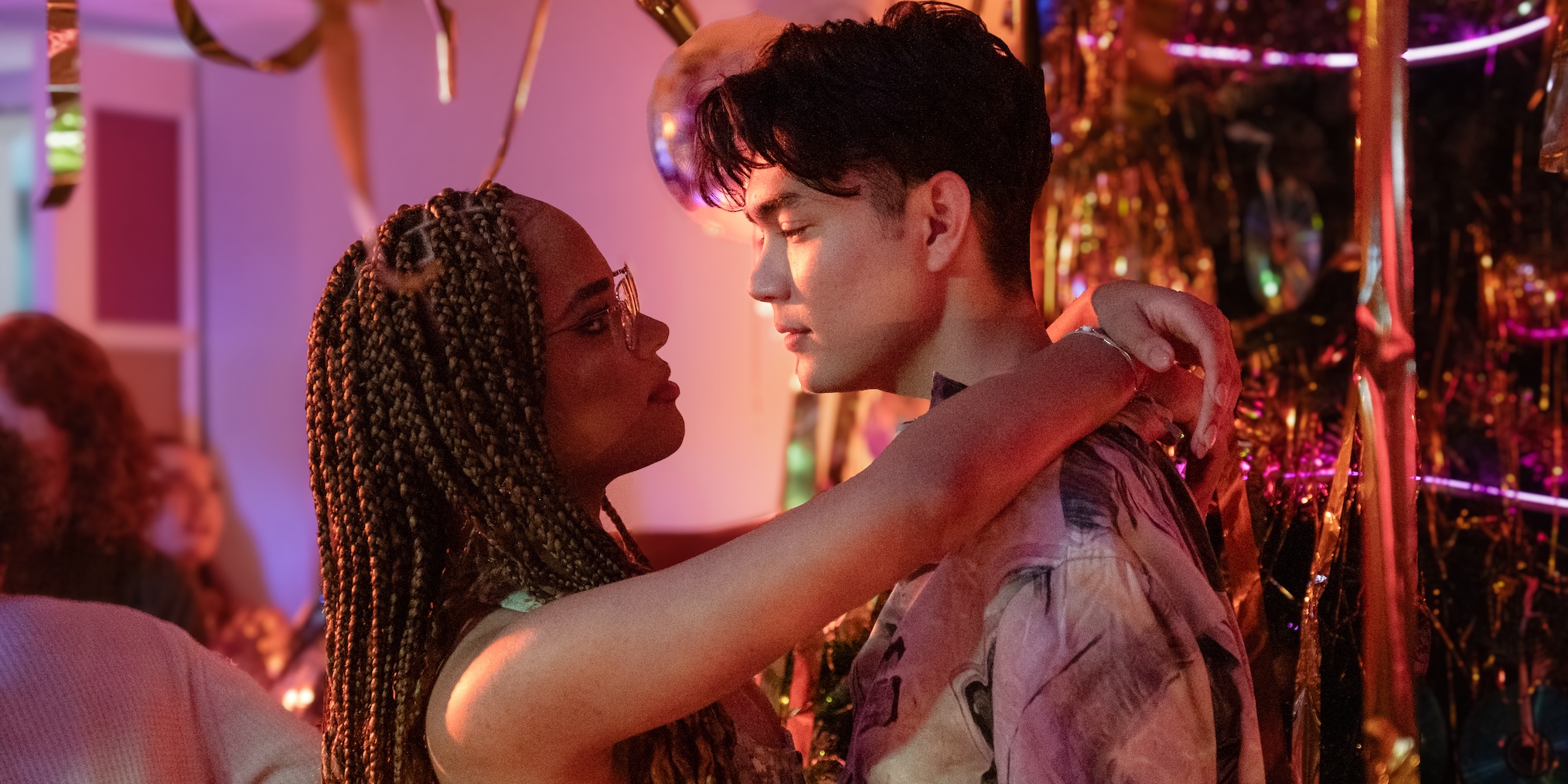 Yasmin Finney and William Gao in 'Heartstopper' Season 3