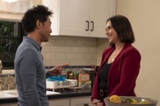 Kenneth Choi as Chimney and Jennifer Love Hewitt as Maddie — '9-1-1' Season 8 Episode 6 'Confessions'