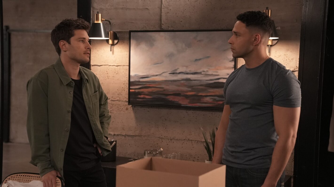 Ronen Rubinstein as T.K. and Rafael Silva as Carlos — '9-1-1: Lone Star' Season 5 Episode 5