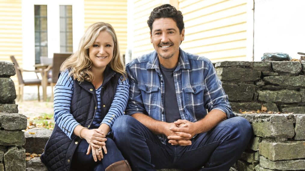Kristina Crestin and Jonathan Knight for 'Farmhouse Fixer'