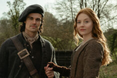 Brian Fraser (Jamie Roy) and Ellen MacKenzie (Harriet Slater) in Blood of My Blood