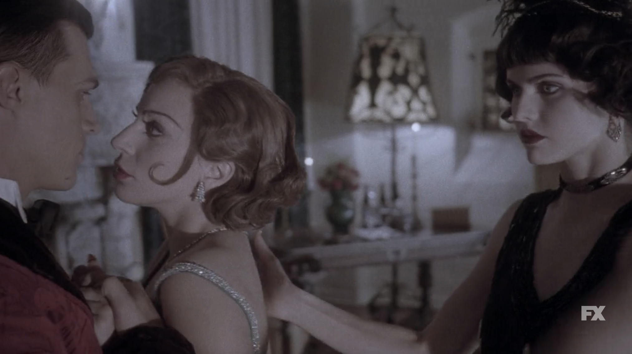 Finn Wittrock, Lady Gaga, Alexandra Daddario in 'American Horror Story: Hotel'