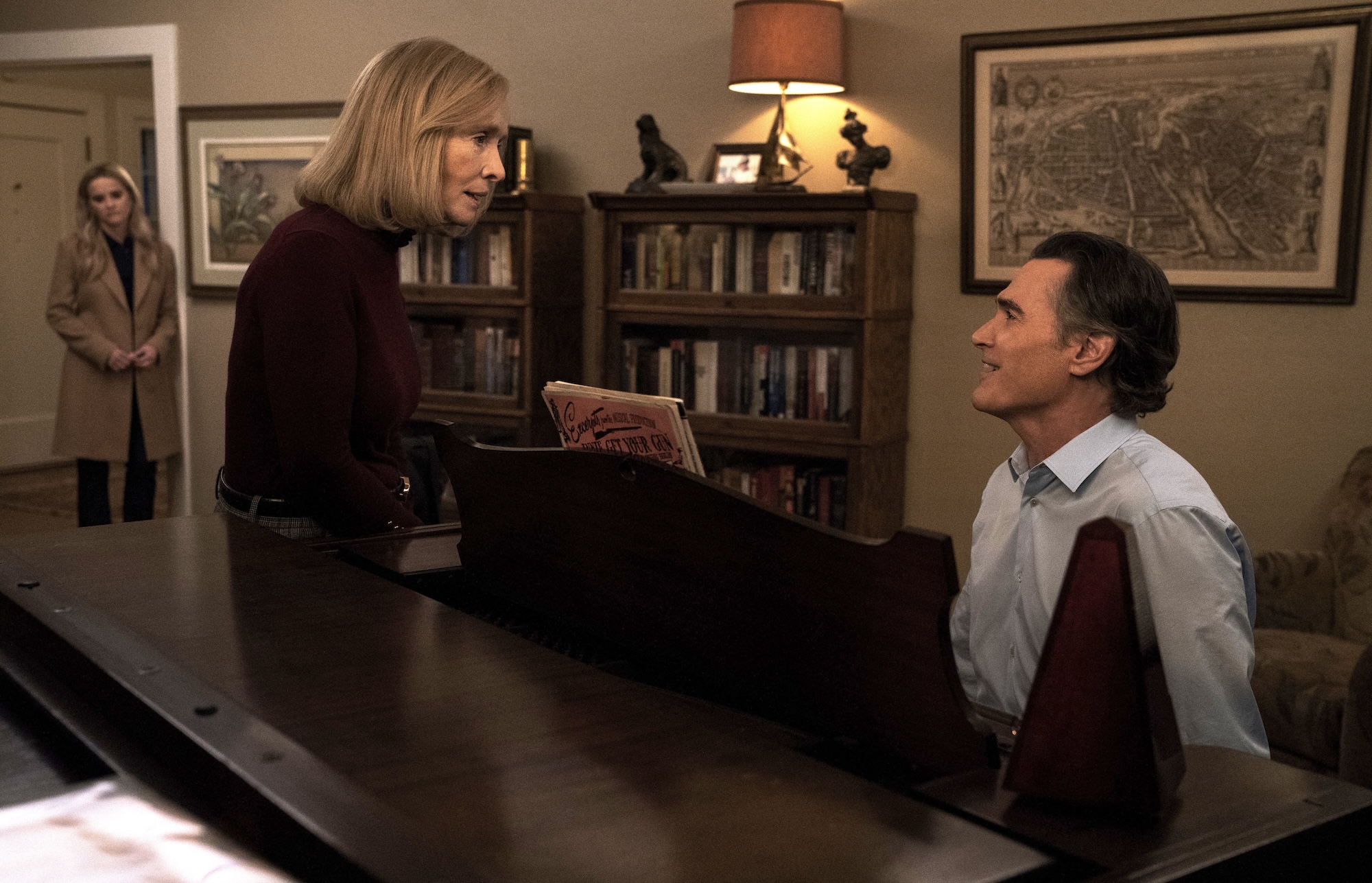 Lindsay Duncan and Billy Crudup on 'The Morning Show'