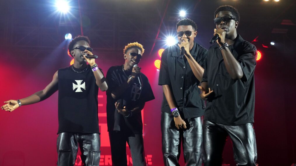 WanMor performing at the 2024 BET Experience Fan Fest