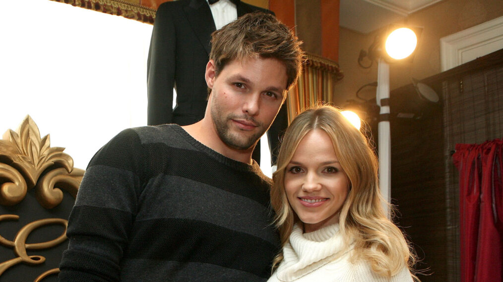 Alexa Havins and Justin Bruening