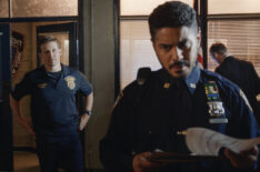 Will Estes as Jamie Reagan and Ian Quinlan as Officer Luis Badillo in Blue Bloods - 'Entitlement'
