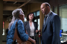 Irma-Estel Laguerre as Carmen, Marisa Ramirez as Maria Baez and Donnie Wahlberg as Danny Reagan in Blue Bloods - 'End of Tour'