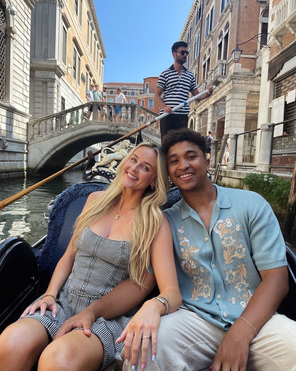 Brandon and Brylee Armstrong in Venice, Italy.