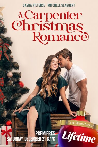 Sasha Pieterse and Mitchell Slaggert of 'A Carpenter Christmas Romance'