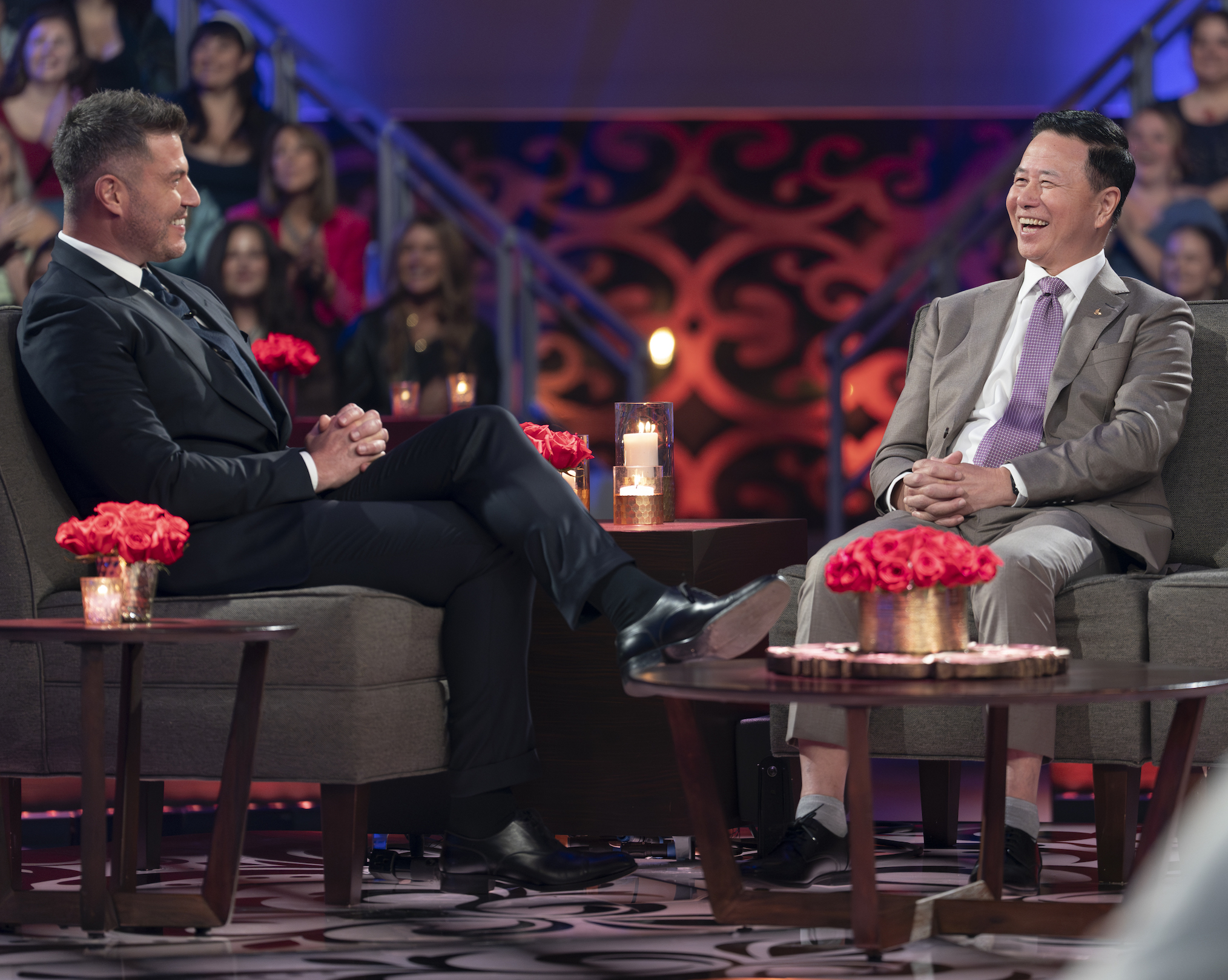Jesse Palmer and Charles Ling on 'The Golden Bachelorette: Men Tell All'