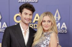 Chase Stokes and Kelsea Ballerini attend The 58th Annual CMA Awards at Music City Center on November 20, 2024 in Nashville, Tennessee.