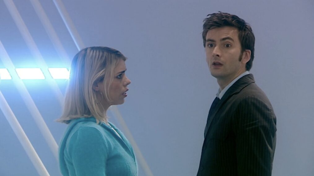 Billie Piper as Rose and David Tennant as The Doctor — 'Doctor Who' Season 2 Episode 13