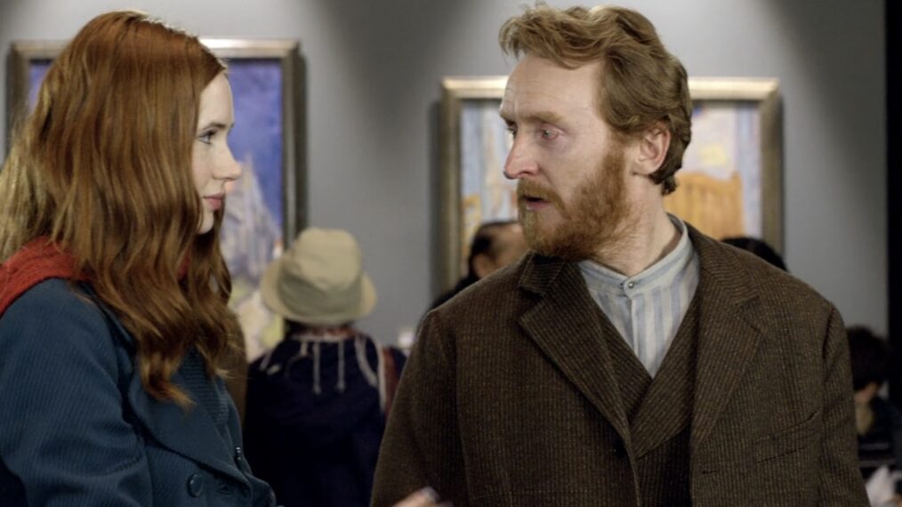 Karen Gillan as Amy and Tony Curran as Vincent Van Gogh — 'Doctor Who' Season 5 Episode 10