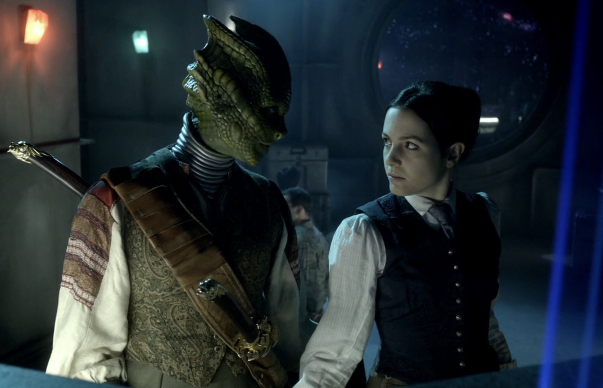 Neve McIntosh as Madame Vastra and Catrin Stewart as Jenny — 'Doctor Who'
